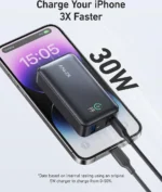 پاور بانک انکر 30 وات مدل Power Core 533 A1256 با ظرفیت 10000 میلی آمپر ساعت