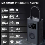خرید کمپرسور هوا شیائومی مدل MJCQB06QW با نمایشگر دیجیتال و فشار 150 PSI